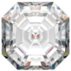 The asscher cut diamond has a stepped square cut which is similar to the emerald cut