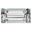 Baguette diamonds have a slim rectangular shape that works well as accent stones to highlight a larger diamond or gemstone