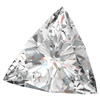 A well-cut trilliant diamond displays an incredible brilliance