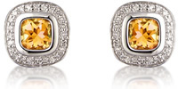 A pair of diamond earrings is the easiest way to get a bit of sparkle into your style